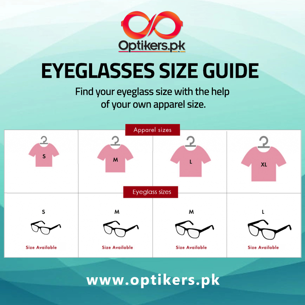 Size Guide of Eyeglasses