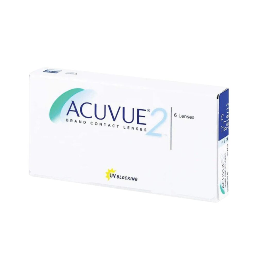 Acuvue 2 Bi-Weekly Transparent Contact Lenses