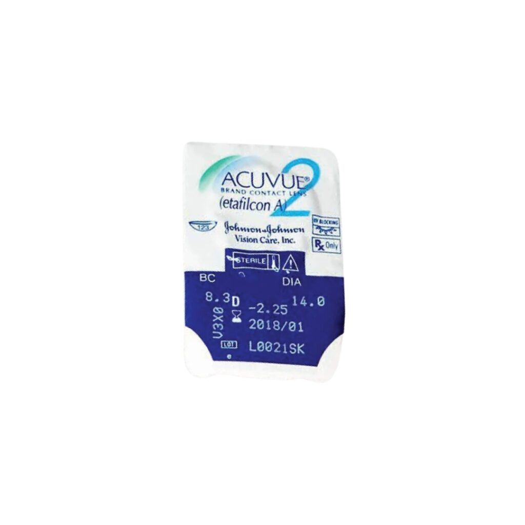 Acuvue 2 Bi-Weekly Transparent Contact Lenses