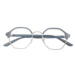 Hexagonal Eyeglasses- HE-111, Black & Golden
