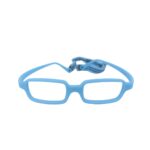 Flexible Eyeglasses For Kids With Cord NB-041, Sky Blue