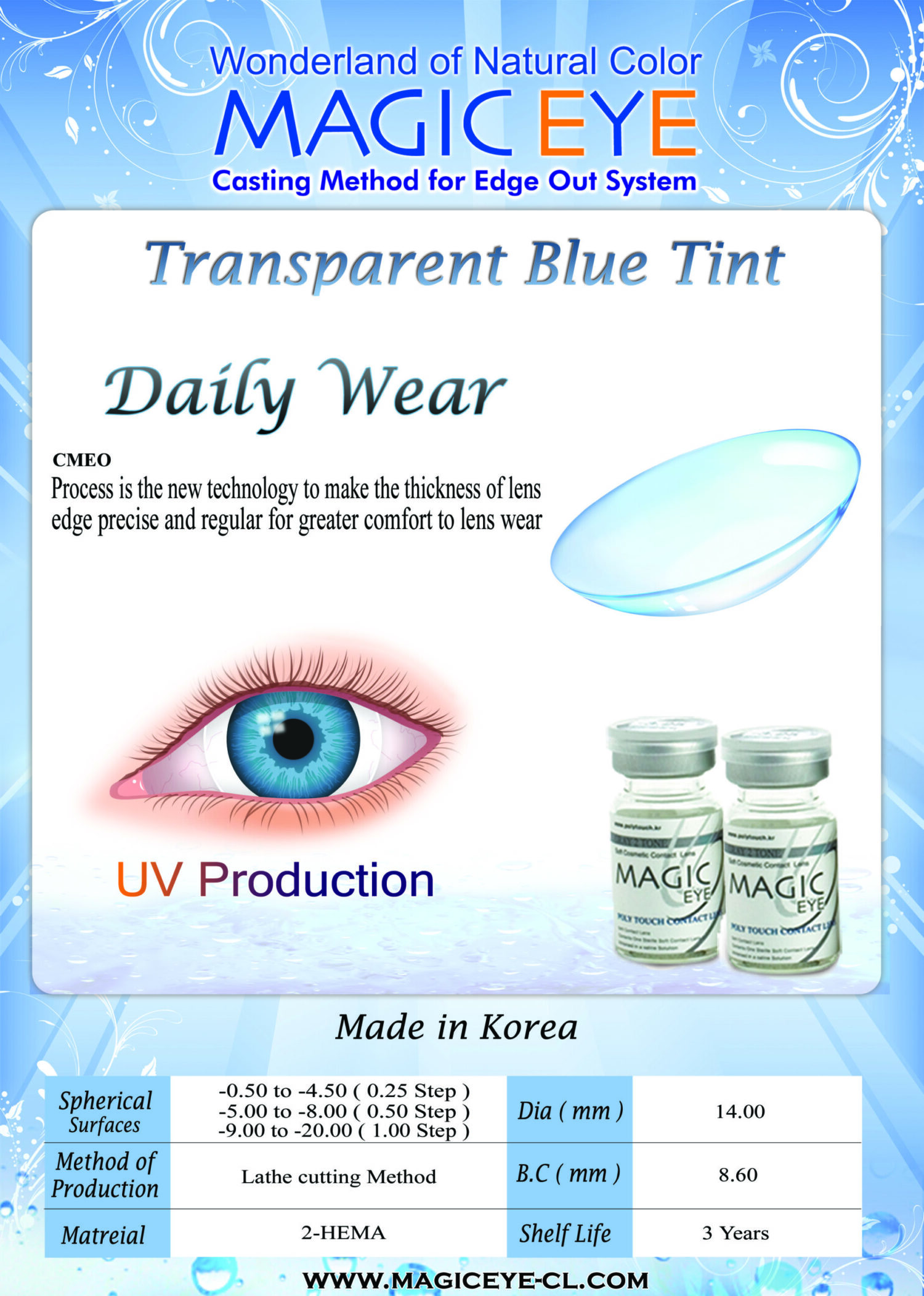 Magic Eye Daily Wear Transparent Lens