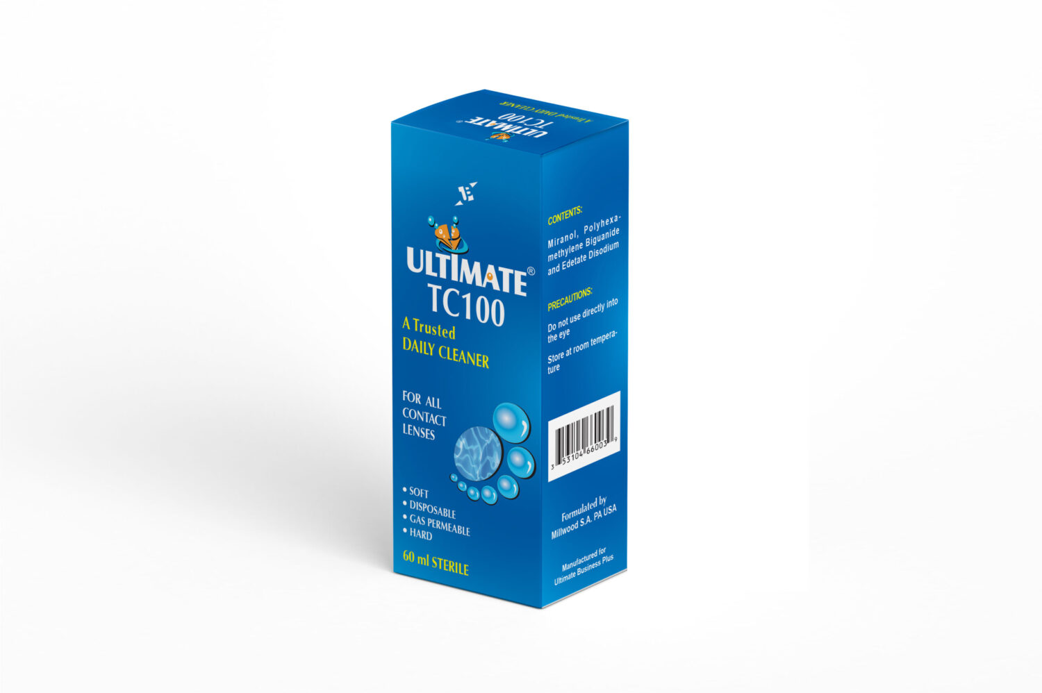 Ultimate Daily Contact Lens Cleaner TC100
