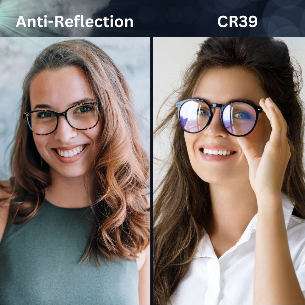 Anti-Reflection Vs CR39