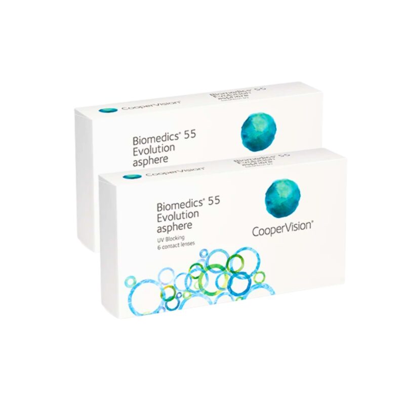 BIomedics 55 Evolution Asphere Contact Lens.