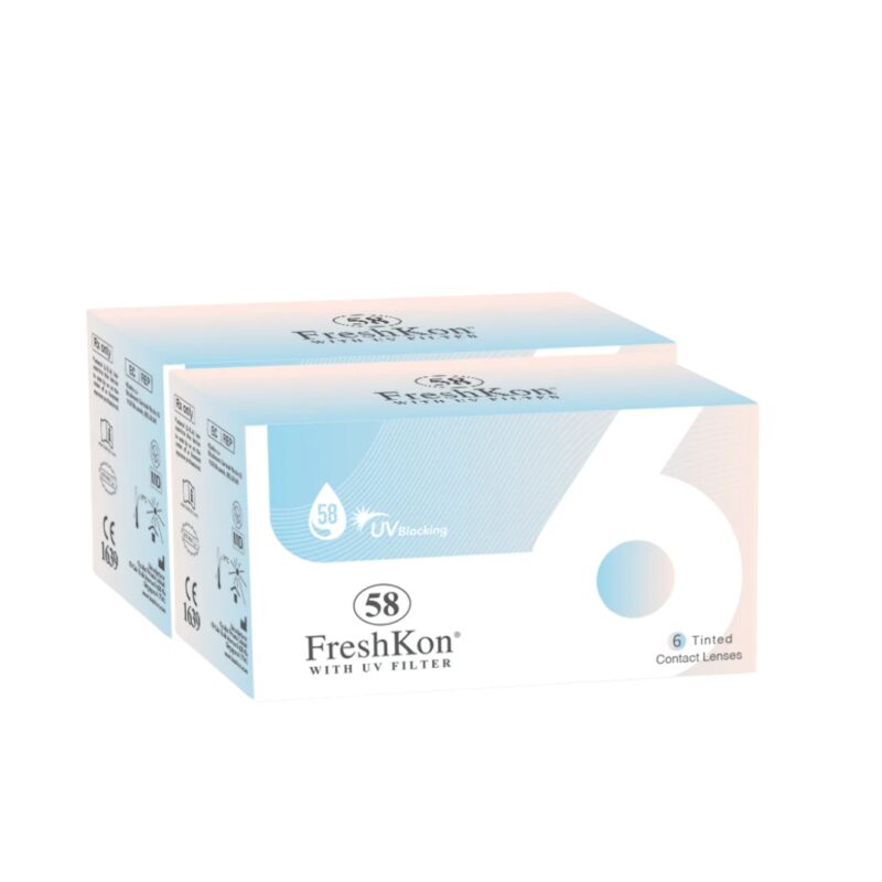 Freshkon 58 Transparent Contact Lens