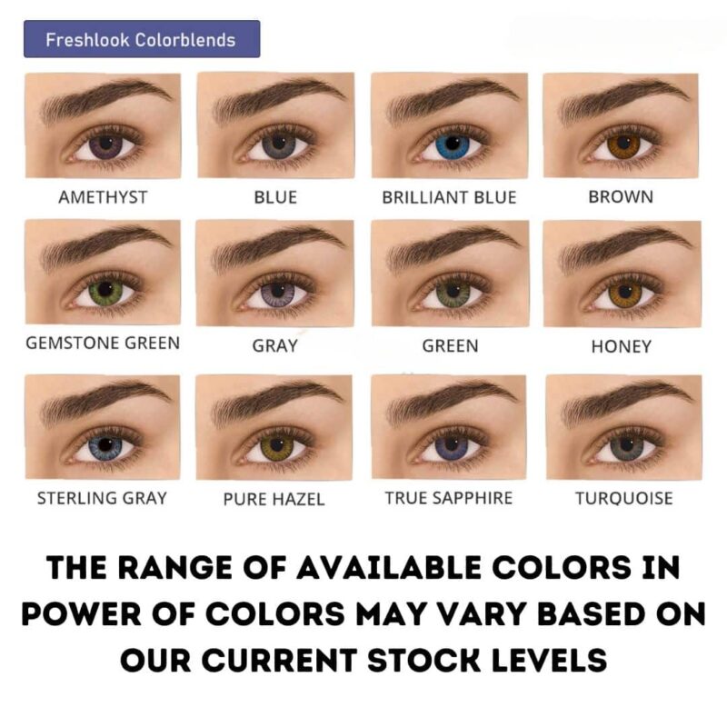 Freshlook Color Contact Lenses Collection
