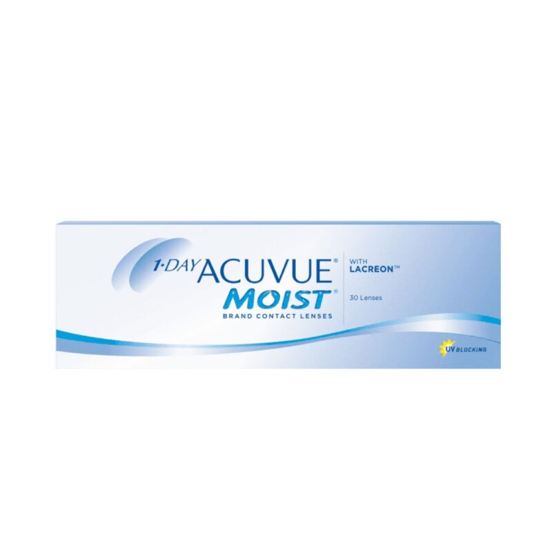 One Day Acuvue Moist Transparent Contact Lenses