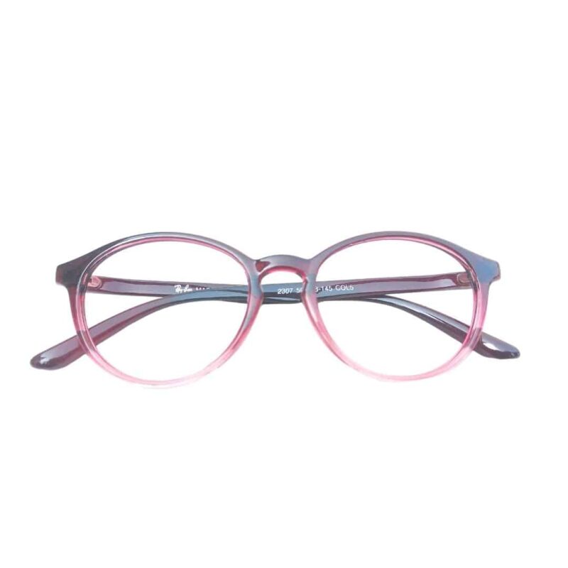 Panto Shape Lightweight Eyeglasses- Pinkish Color
