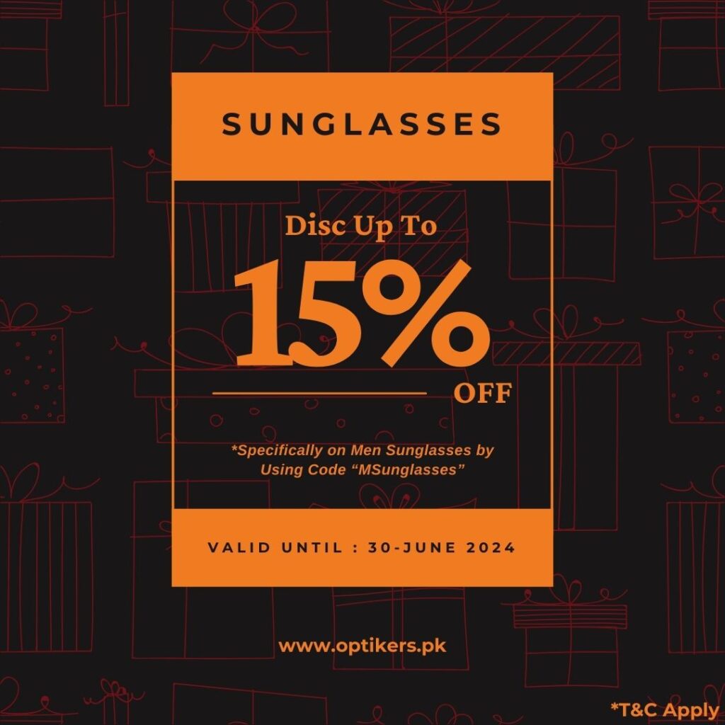Sunglasses Discount - Optikers.pk