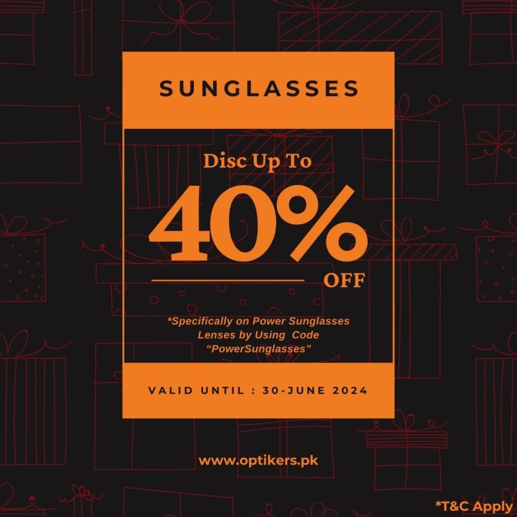 Sunglasses Discount - Optikers.pk