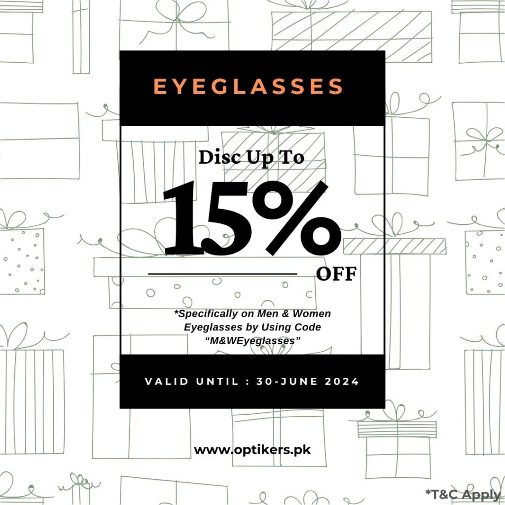 Eyeglasses Discount - Optikers.pk