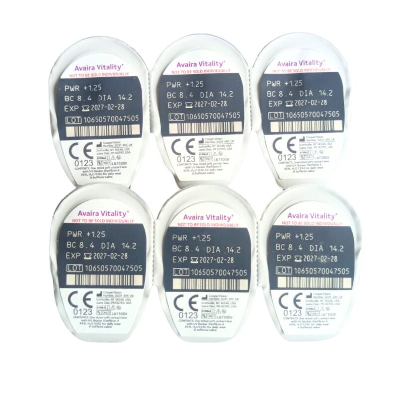 Avaira Transparent Contact Lenses