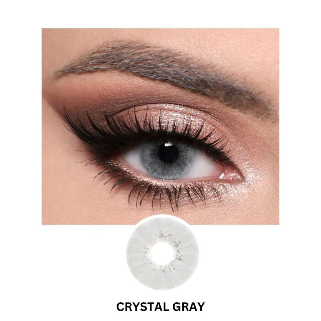 Optiano Color Contact Lenses- GORGEOUS COLLECTION - CRYSTAL GRAY