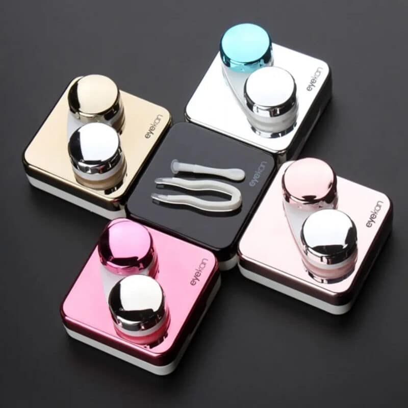 Luxury Square Contact Lens Kit with Mirror