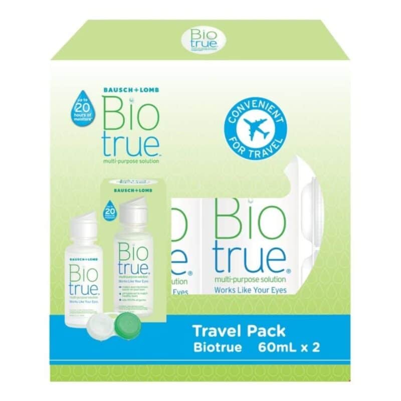 Biotrue Multi-Purpose Solution Travel Pack 2 x 60ml