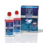 CLEAR CARE® Plus HydraGlyde Contact Lens Solution Twin Pack, 2 x 360 mL