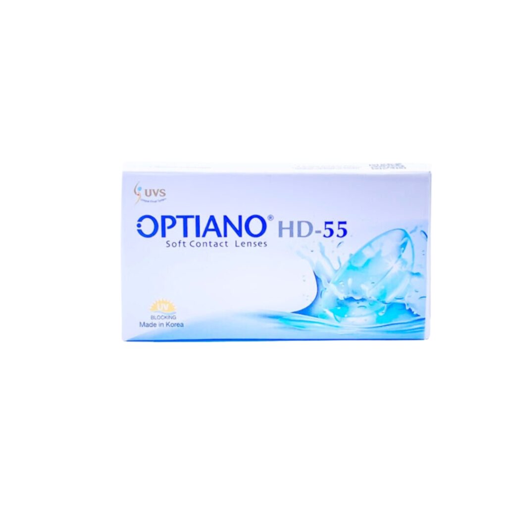 Optiano HD-55 Transparent Soft Contact Lenses