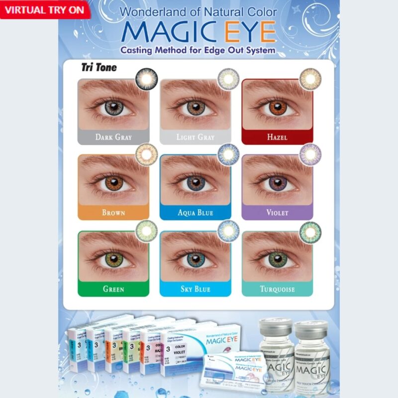 Magic Eye Three Tone Color Contact Lenses