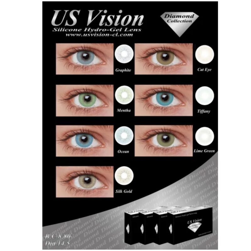 US Vision Color Contact Lenses Diamond Collection