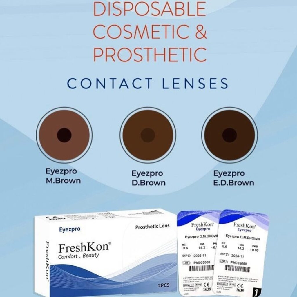 reshkon Eyezpro Monthly Prosthetic Contact Lens (Type D)