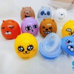 Cute Cartoon Egg Shape Portable Contact Lens Case - Image 3
