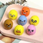 Cute Cartoon Egg Shape Portable Contact Lens Case - Image 2