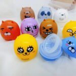 Cute Cartoon Egg Shape Portable Contact Lens Case - Image 5