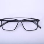 NB Rectangular Double Bridge Eyeglasses- 9169 With Virtual Trial