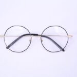 NB Hexagonal Metal Fashion Eyeglasses- 9973