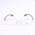Flexible Half Rimless Golden Eyeglasses- R917