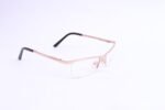 Golden Half Frame Curve Eyeglasses- 195 - Image 2