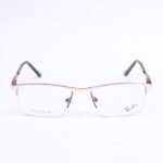Half Rimless Golden Eyeglasses For Everyone - 61640