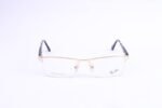 RB Half Rimless Golden Metal Eyeglasses- 61666