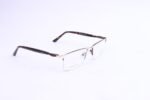 RB Half Rimless Golden Metal Eyeglasses-61644 - Image 2