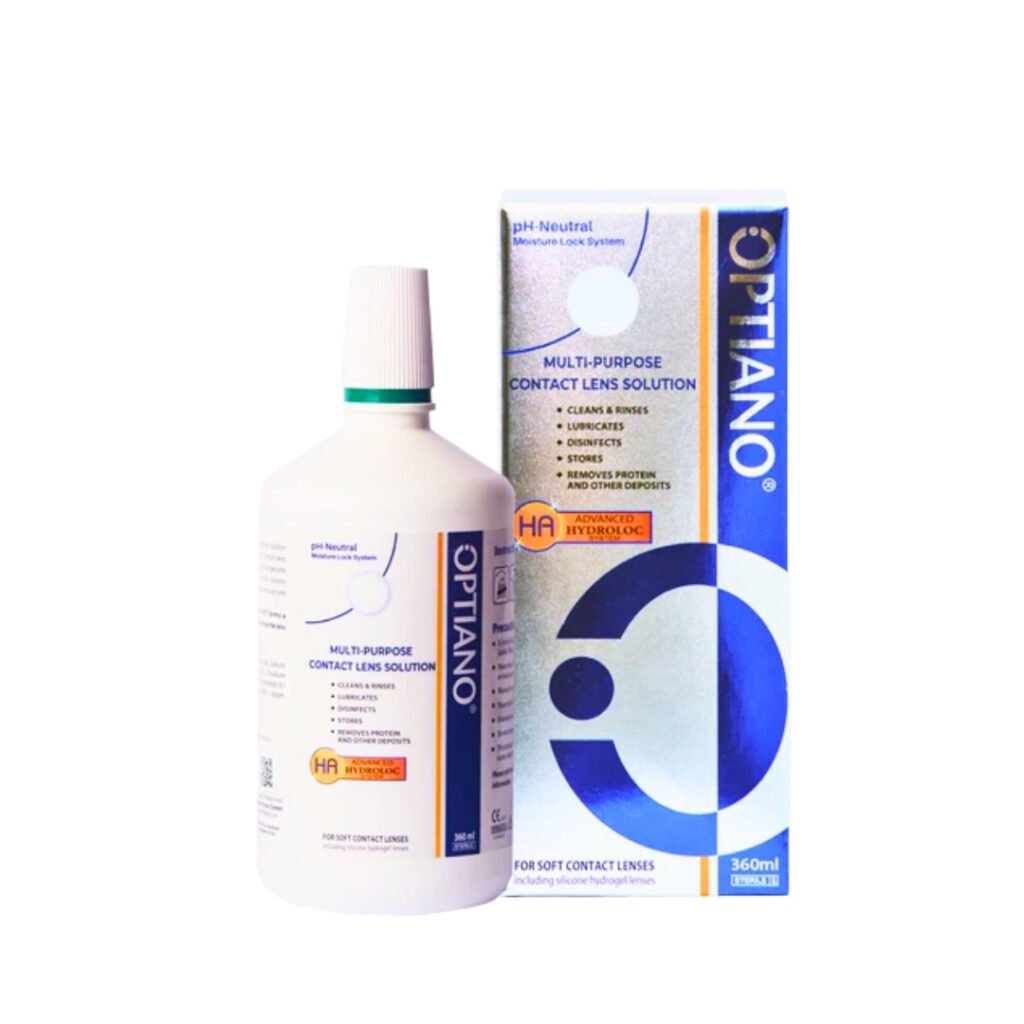 Optiano Multi Purpose Contact Lens Solution, 360ml
