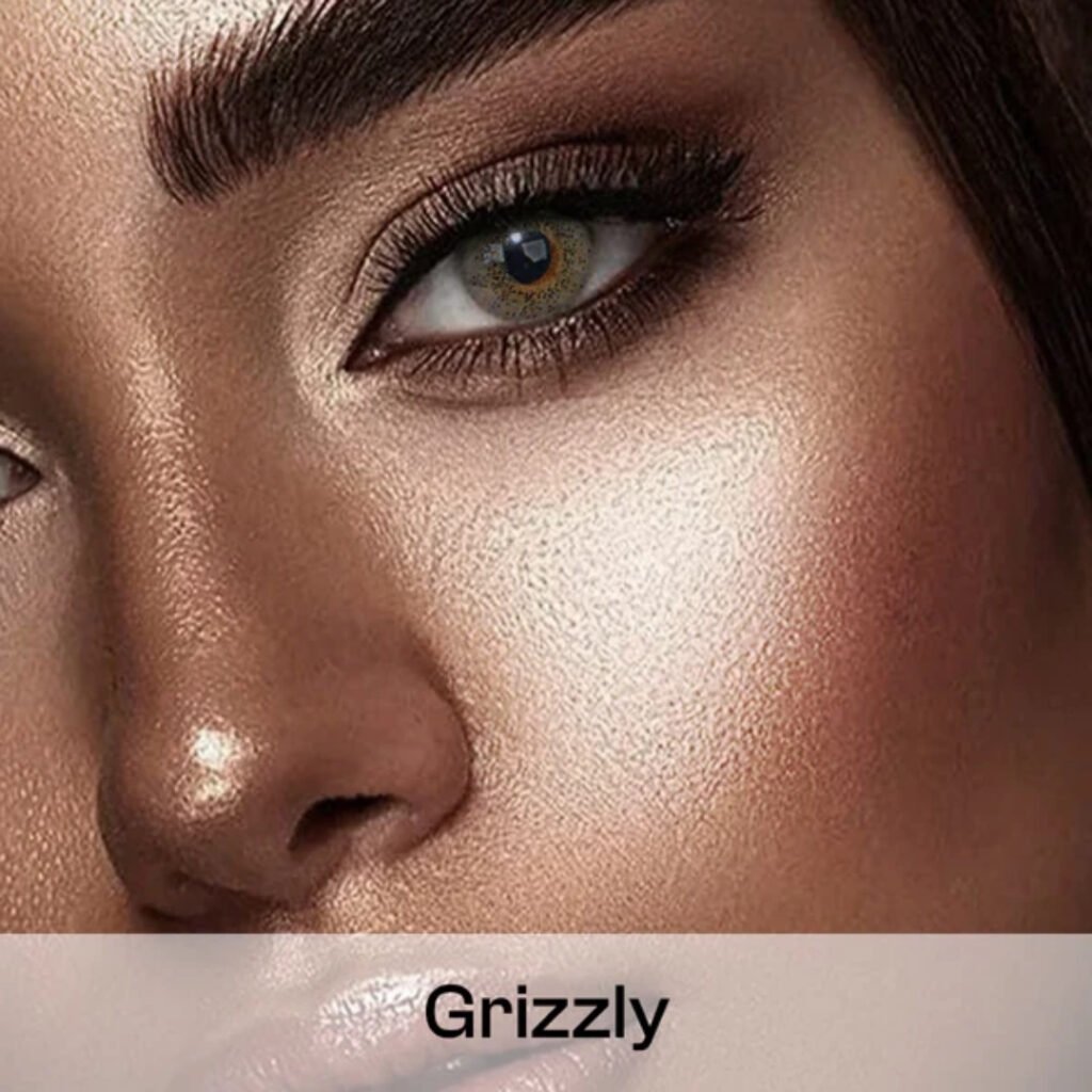 Ultimate Plus Color Contact Lens Blonde Series- Grizzly
